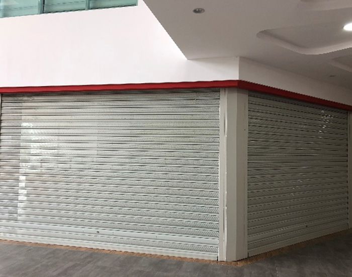 Roller Shutter Doors in shopping mall in Indonesia