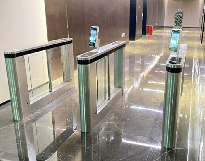 Swing Barrier Gates in Office Building