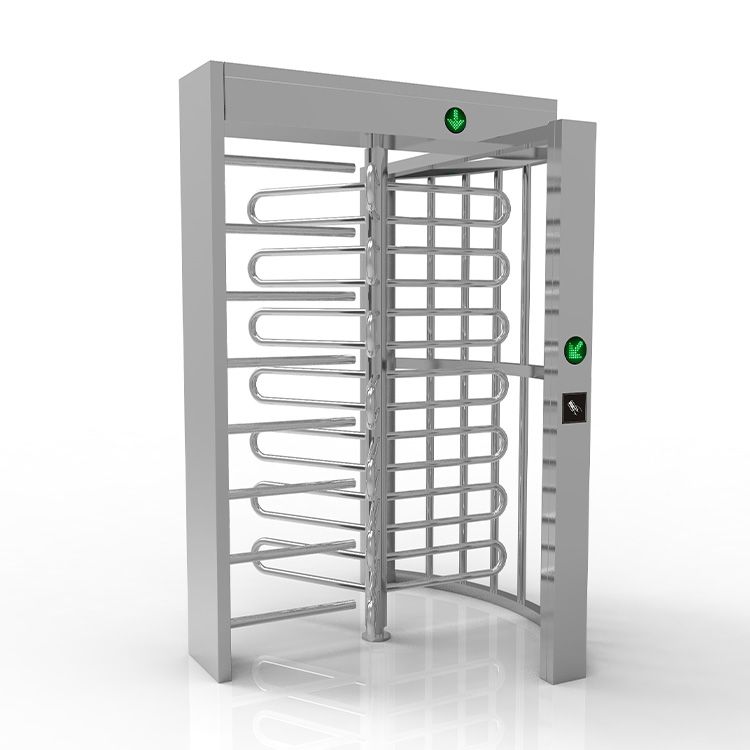 High Security Full-height Turnstile Installed in Construction Site