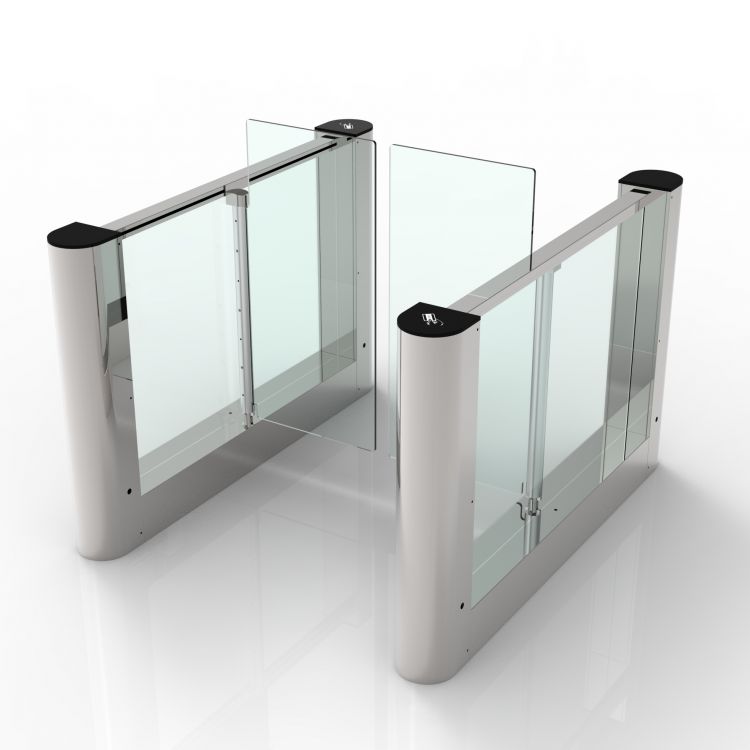 Biometrics Luxurious Swing Turnstiles Baffle Gate