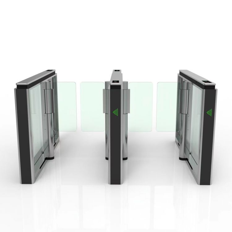 Pedestrian Office Barrier Optical Turnstiles (Swing Gates)