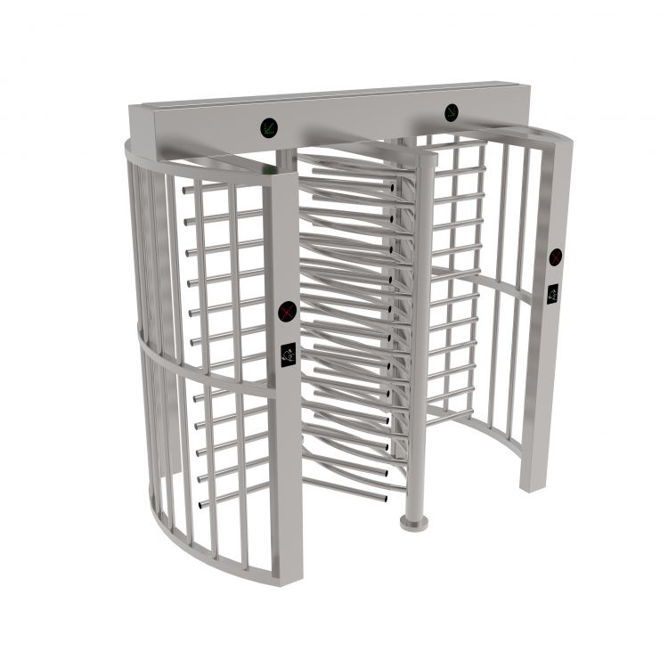 Heavy-duty Double Lane Full-height Turnstile