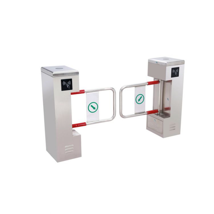 Full automatic vertical swing barrier turnstile