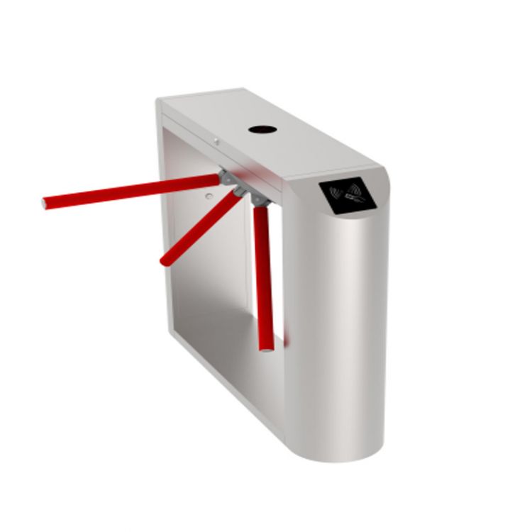 Automatic motorized tripod turnstile