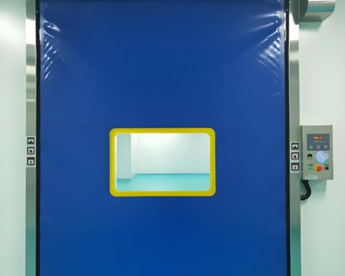 Méritos de puerta rápida de PVC autorreparable